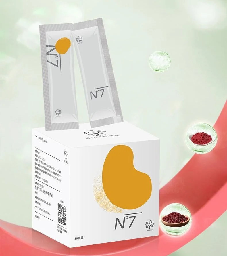 N°7 益生菌粉的原始包装场景图